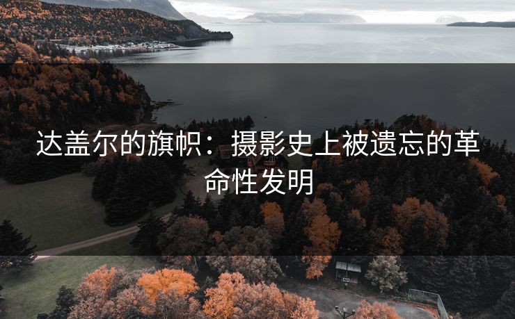 达盖尔的旗帜：摄影史上被遗忘的革命性发明